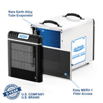 AlorAir Basement/Crawlspace Dehumidifiers 198 PPD (Saturation), 90 Pints (AHAM), 6-Years Limited Warranty RF02ALOS-Sentinel-HDi90-0YAMW00