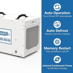 AlorAir Sentinel HDi100 Commercial Dehumidifier with Pump, 220 Pints Whole Homes Dehumidifier RF02ALOS-Sentinel-HDi100-0YAMW00