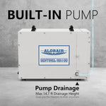 AlorAir Sentinel HDi100 Commercial Dehumidifier with Pump, 220 Pints Whole Homes Dehumidifier RF02ALOS-Sentinel-HDi100-0YAMW00