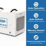 AlorAir Sentinel HDi120 Commercial Dehumidifier with Pump, 235 Pints Whole Homes Dehumidifier RF02ALOS-Sentinel-HDi120-0YAMW00