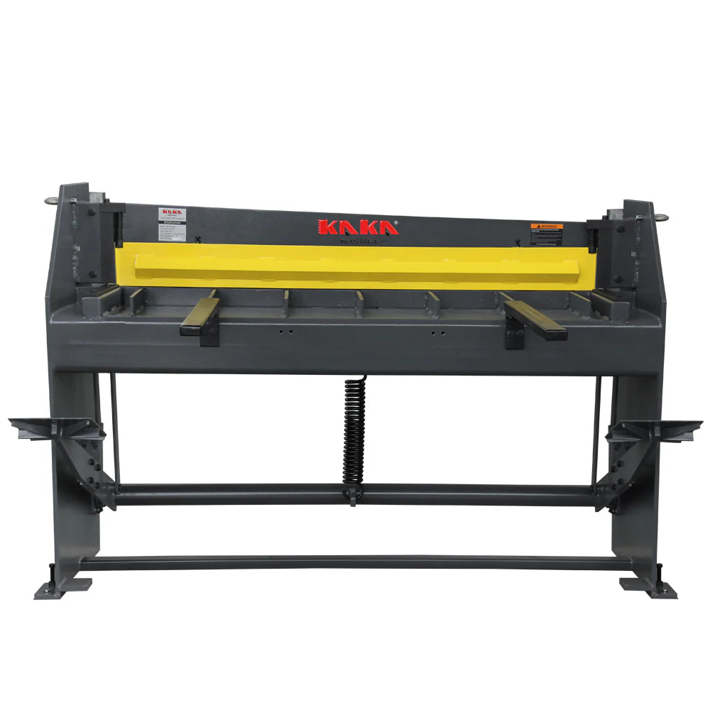 KaKa Industrial 51 inches Stomp Sheet Metal Shearing Machine, 16 Gauge Mild Steel Steel-Welded Industrial Stomp Shear Spring Clamp and Back Gauge Q01-5216B 172015