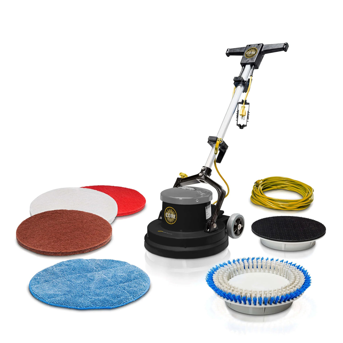 Prolux 15" Loaded Heavy Duty Single Pad Commercial Polisher Floor Buffer Machine Scrubber Loaded PLC15