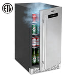 Whynter 15″ Built-in Beer Keg Froster Beverage Refrigerator BEF-286SB