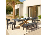 Zuo Suan Rectangular Dining Table Gray 704095