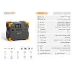 Pecron Portable Power Station 2400W 2048Wh E2400LFP
