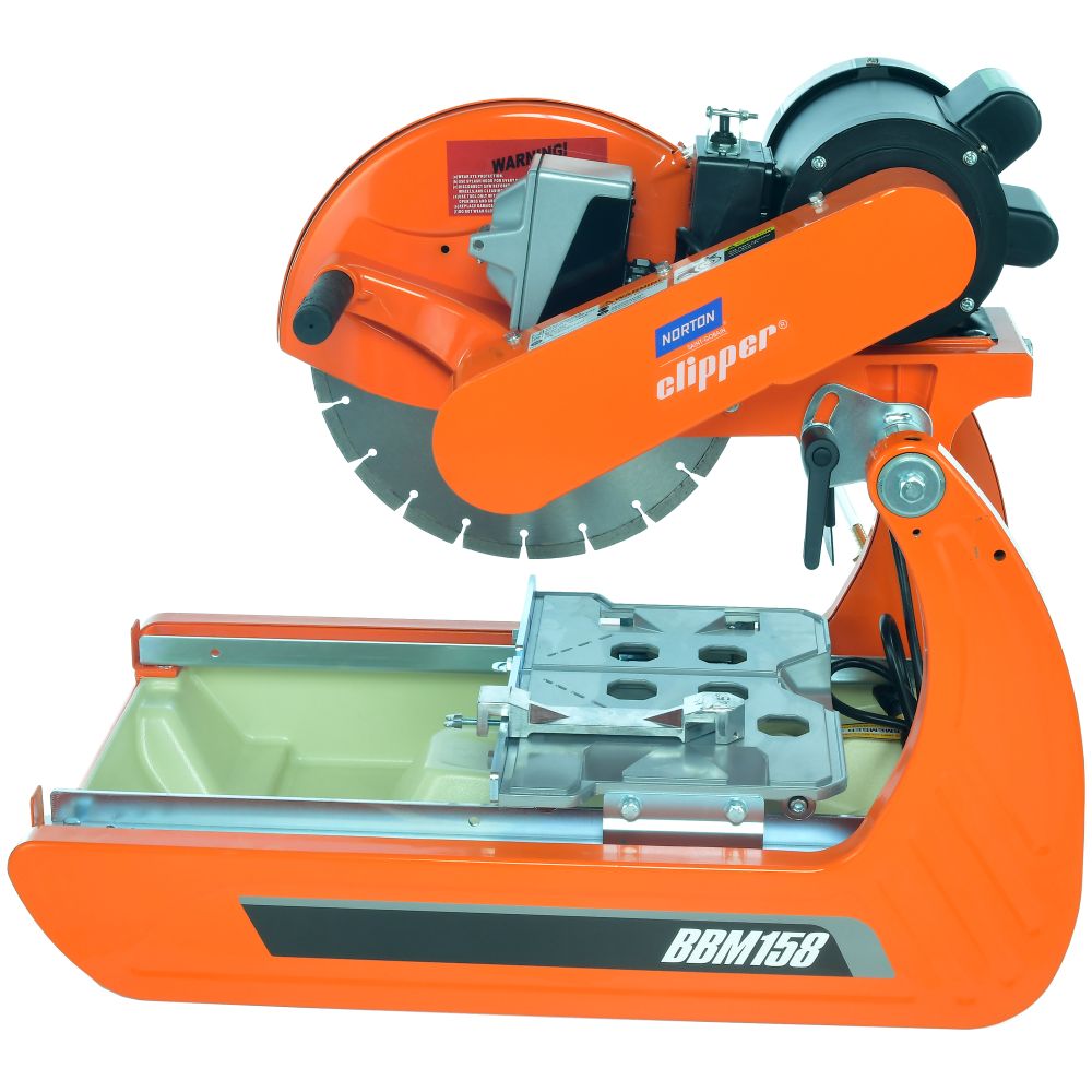 Norton Clipper Mini Masonry Saw | 14 In. | 1.5HP Induction Motor BBM158