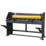 KaKa Industrial 51 inches Stomp Sheet Metal Shearing Machine, 16 Gauge Mild Steel Steel-Welded Industrial Stomp Shear Spring Clamp and Back Gauge Q01-5216B 172015