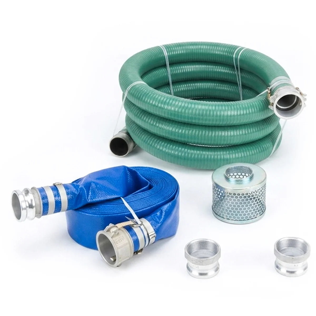 Tomahawk 3-Inch Trash Pump Hose Kit Heavy-Duty Suction and Discharge Set TW3-HKIT