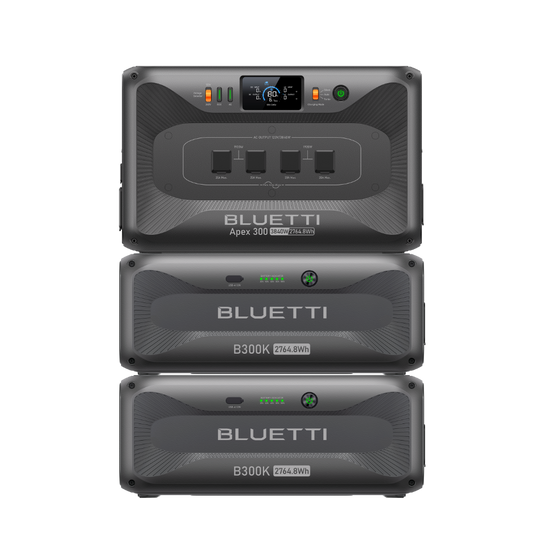 BLUETTI Apex 300 with 2 B300K Battery Modules