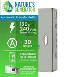 Nature's Generator 30A Automatic Generator Transfer Switch NGA03030816N