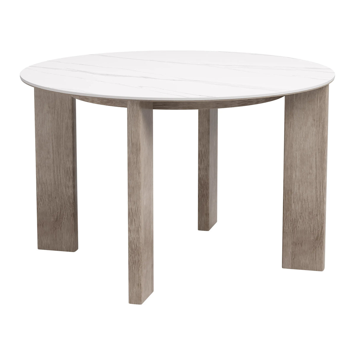 Zuo Oceanveil Round Dining Table White 704269