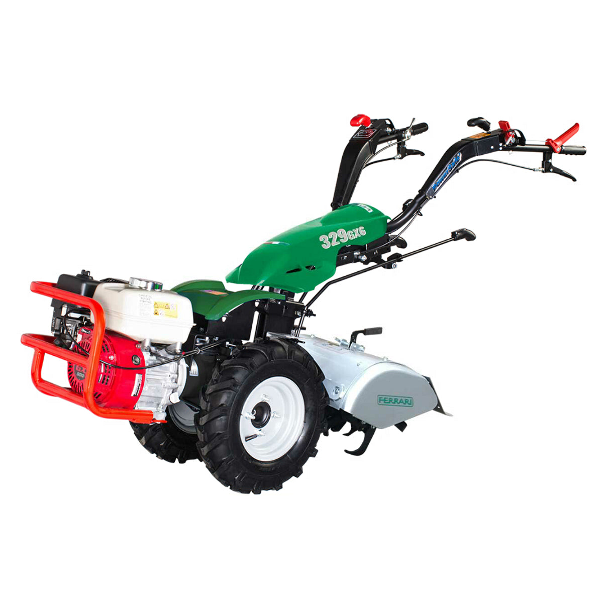 BCS Ferrari Tractor with 18" Tiller Box 329GX6-K