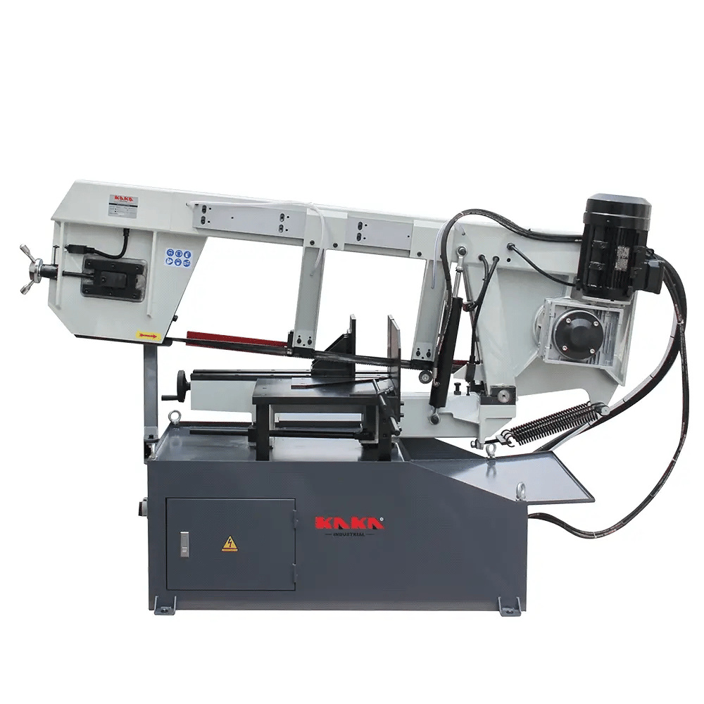 KaKa Industrial Metal Horizontal Band Saw, 21.6"x14“ Capacity Metal Cutting Band Saw, Swivel Head Miter Metal Cutting Band Saw, Round Bar Cutting, Runs on 220V-60HZ-3PH BS-2114T 188065V220