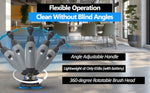 Prolux Cordless Commercial Micro Dual Brush Floor Cleaner, Scrubber and Buffer PLCC430BN