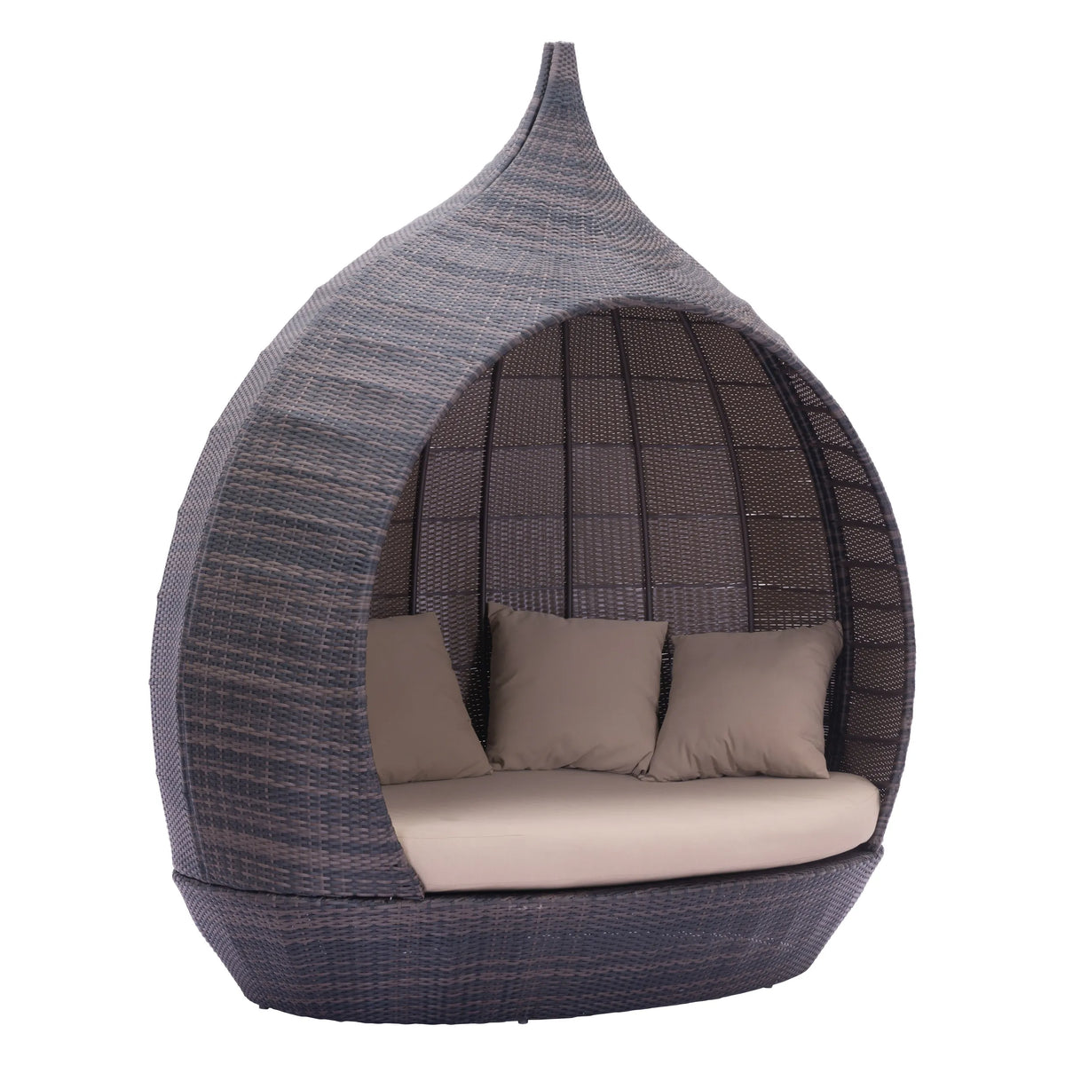 Zuo Martinique Beach Daybed Brown & Beige 703632