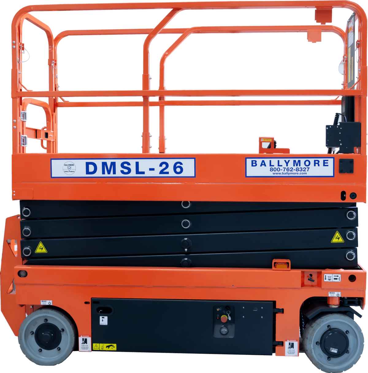 Ballymore Drivable Mini Scissor Lift 26' Platform, 500 Lb. Capacity DMSL-26