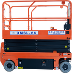 Ballymore Drivable Mini Scissor Lift 26' Platform, 500 Lb. Capacity DMSL-26