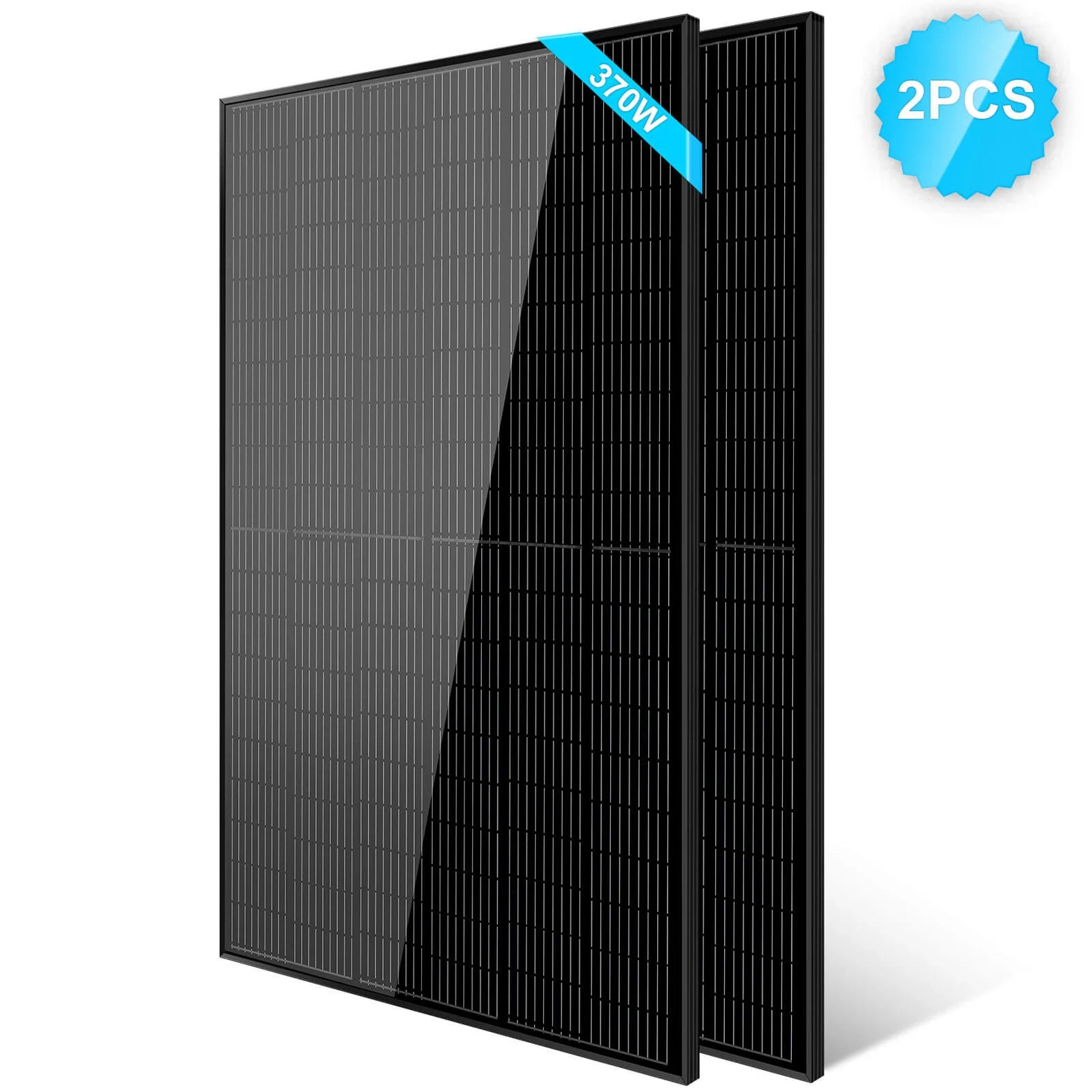 Sungold 370W Mono Black PERC Solar Panel UL 61730 SG370WMx2