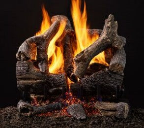Majestic 30" 3-Tier Grand Oaks Cement Log Set 3TR-GO30