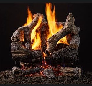 Majestic 24" 3-Tier Grand Oaks Cement Log Set (Logs Only) 3TR-GO24