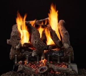 Majestic 30" 3-Tier Heritage Oak Cement Log Set 3TR-OAK30