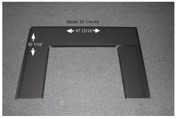 Buck Stove Standard Trim Kit for 34ZC Manhattan - PAFPMANHTTN