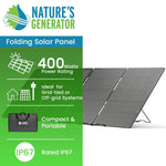 Nature's Generator 400W Folding Solar Panel NG400FPNL