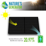 Nature's Generator 410 Watt Monocrystalline Solar Panel (2 Pack) NG2SP410