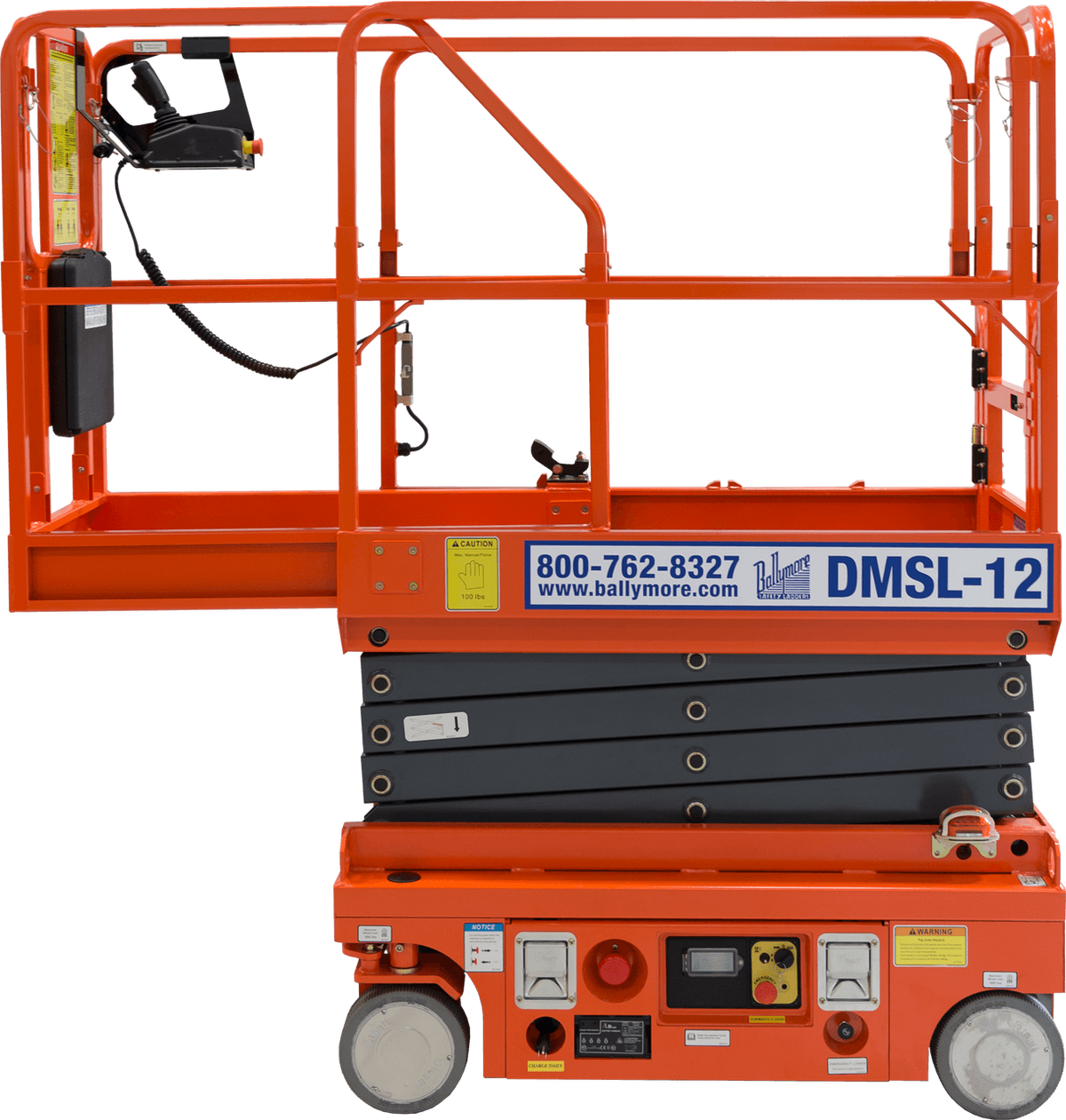 Ballymore Ballymore Drivable Mini Scissor Lift 12' Platform 500 Lb. Capacity DMSL-12