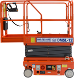 Ballymore Ballymore Drivable Mini Scissor Lift 12' Platform 500 Lb. Capacity DMSL-12