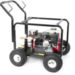 WheelerRex Hydrostatic Test Pump, 500 PSI, 10 GPM, Comet, 5.5 HP Honda, 4-Wheel Cage 465260