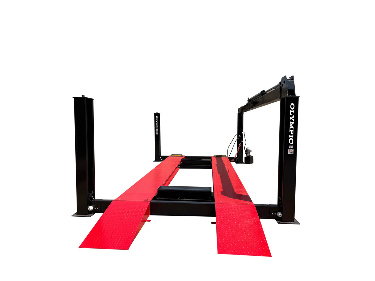 Olympic The Big-Rig 33,000-lb. 4-Post Heavy-Duty Alignment Lift / 10-Year Warranty / 150″ W X 312″ L 4PHDXLA-33