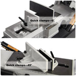KaKa Industrial Metal Horizontal Band Saw,7x12 Inch Metal Bandsaw | 1.5HP Dual-Voltage (115V/230V) | 4-Speed Blade System | Steel Pipe and Structural Metal Cutting BS-712N 188006V115V230