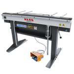 KaKa Industrial Sheet Metal Brake, 60-Inch Magnetic Box and Pan Brake, Electric Metal Brake Bender, 8-Ton 16-Ga. Capacity Metal Break with Foot Pedal Control 220V-60HZ-1PH, Includes Clamp Bars EB-6116 173411V220