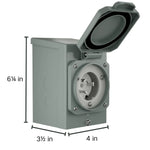 Nature's Generator 50A Power Inlet Box NGNLT2450