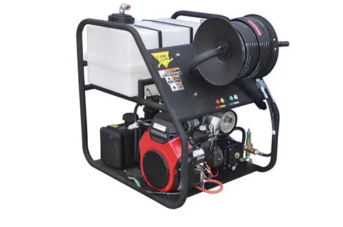 Cam Spray Skid Mounted Gas Powered 5.5 gpm, 5000 psi Cold Water Pressure Washer 5055HRC