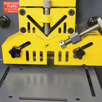 Kaka Industrial M-60, 60 Ton multi-function Metal Ironworker Punch Shear Notcher Brake 220V 3 phase 181112V220