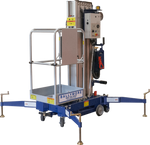 Ballymore Mobile 1 Person Vertical - 30' Lift, 300 Lb. Capacity BMVL-30