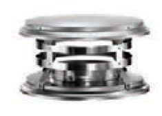Duravent 6" Diameter DuraTech Chimney Cap - 6DT-VC, 810000135