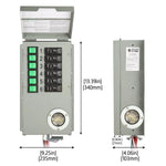 Nature's Generator 120V 30A 6-Circuit Non-Automatic Transfer Switch HKNGPTKEL