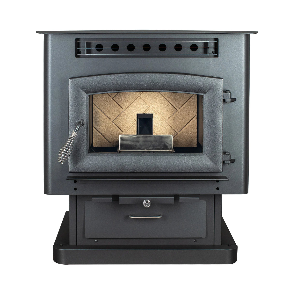 US Stove 2,000 Sq Ft Multi-Fuel Stove with 60 lb Hopper 6041