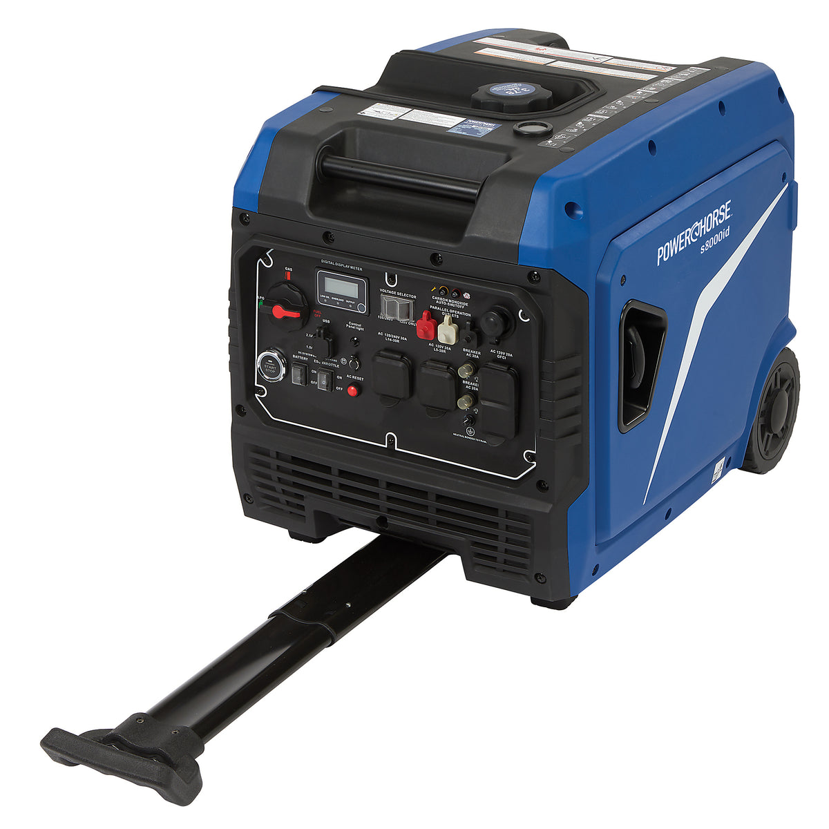Powerhorse Inverter Generator | 8000 Surge Watt | Dual Fuel | Electric Start 6075644