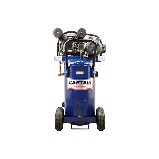 CASTAIR Compressor | Garage Series | 20 Gal. Vertical Portable | 2HP - 1 Phase 115V GPE211031