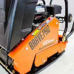 BravePro Forward Plate Compactor | 16 In. | Rubber Mat, Tank, and Wheel Kit | Honda GX160 BRPFP135H