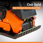 BravePro Forward Plate Compactor | 20 In. | Rubber Mat, Tank, and Wheel Kit | Honda GX160 BRPFP145H