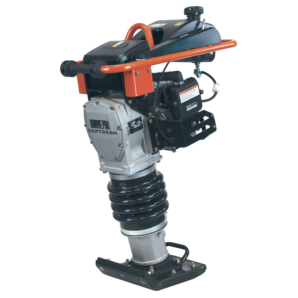 BravePro Tamping Rammer | 3600 Lb. Force | 11.2 in. x 13.4 in. | Honda GXR120 BRPTR65H