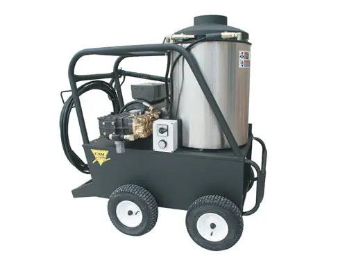 Cam Spray Portable Diesel Fired Electric Powered 4 gpm, 4000 psi Hot Water Pressure Washer 4000QE