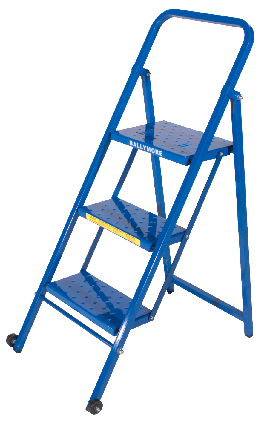 Step Ladder Incline Ballymore Thin Line Ladder, 50° Incline, 3 Step, 21 in Wide Base, 10 i