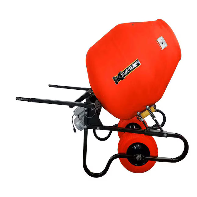 Kushlan Direct Drive Cement Mixer | 10 CU Ft. | 1-1/2 HP 120V 1000DD-WB