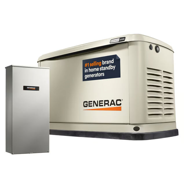 Generac Standby Generator, 24kW | With Whole House Switch | WiFi Enabled G007210